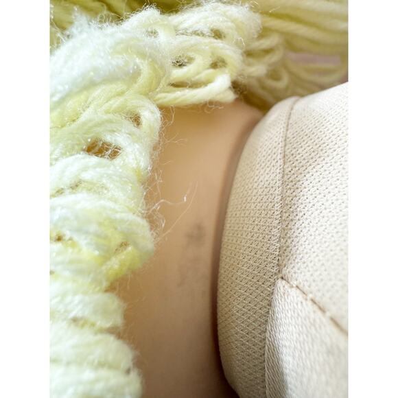 Vintage Cabbage Patch Kids Doll Head Marker 8 Lemon Blonde Ponytails Blue eyes - Picture 6 of 11